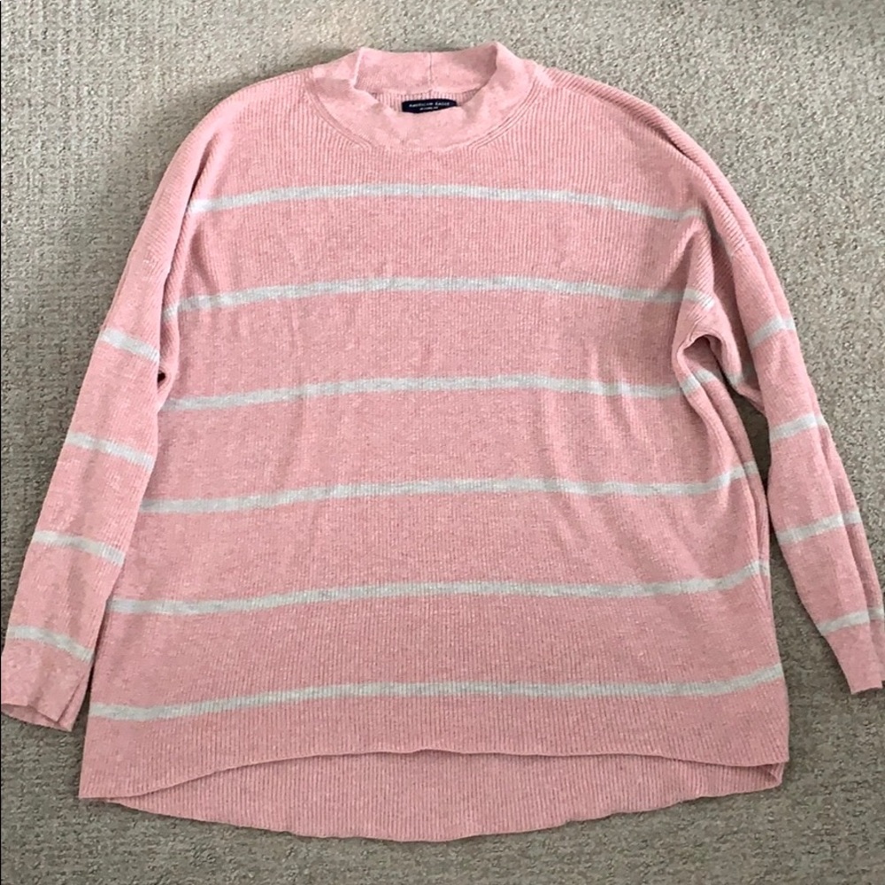 Oversized striped sweater